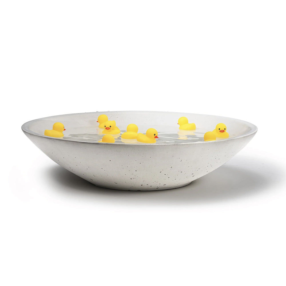 PLC Concrete Infinity Bowl White