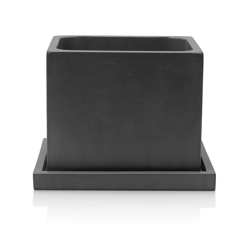 Square Planter Charcoal