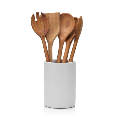 Concrete Utensil Holder / Concrete Wine Chiller White