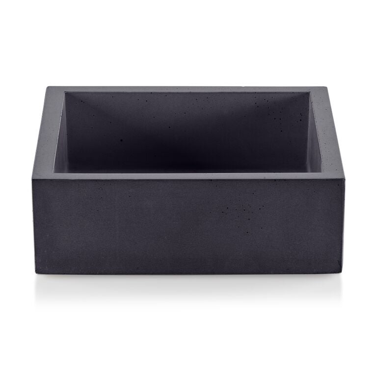 Concrete Cocktail Napkin Bin Charcoal