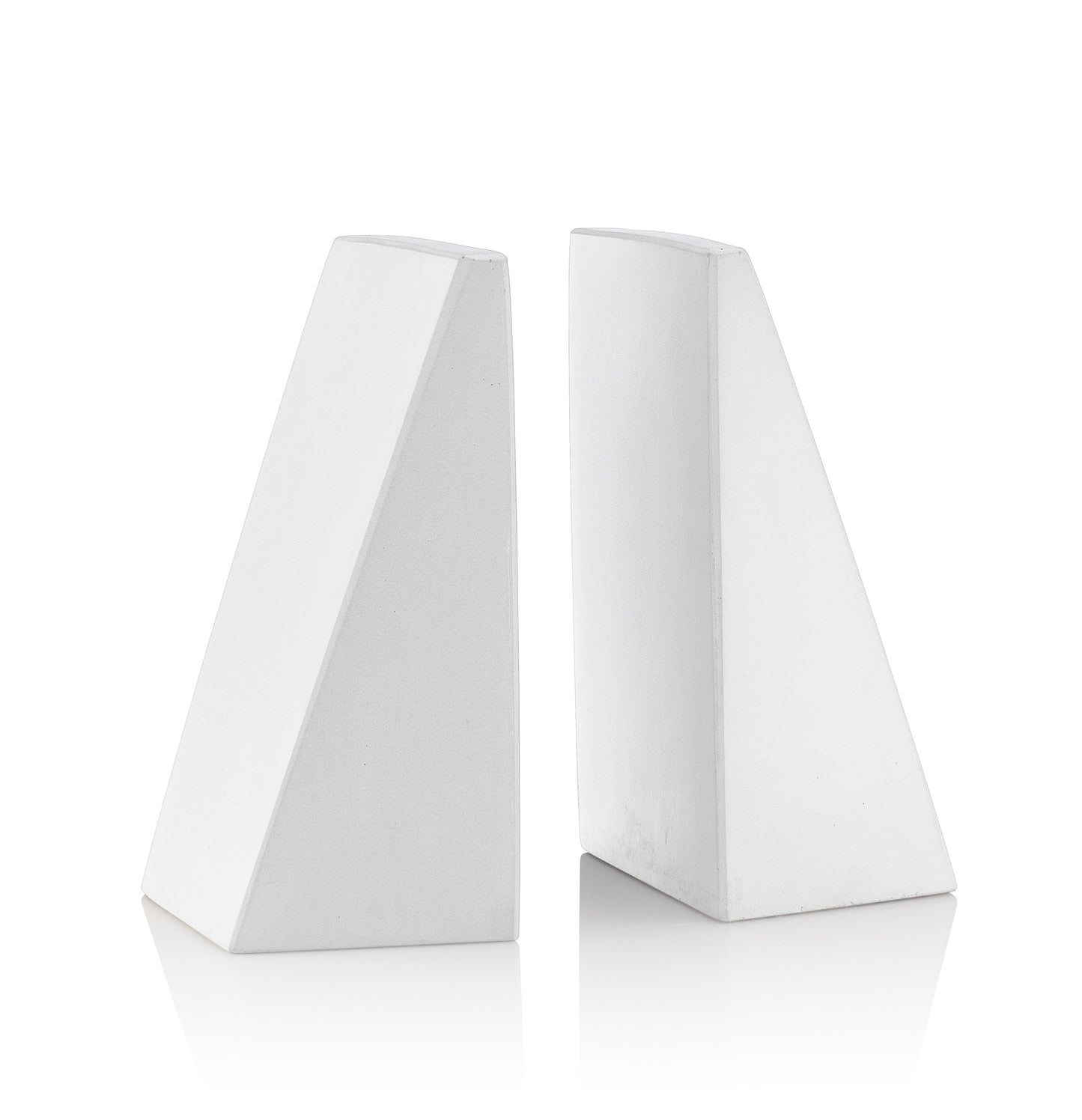 Angular Bookends White