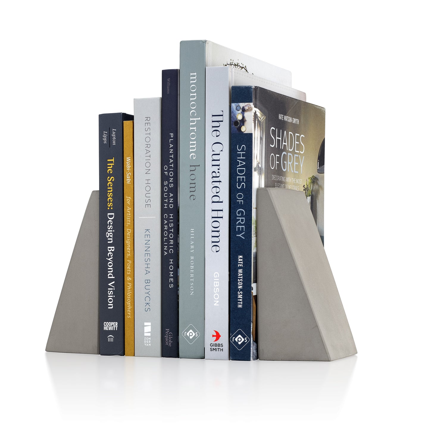 Angular Bookends Gray