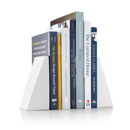 Angular Bookends White