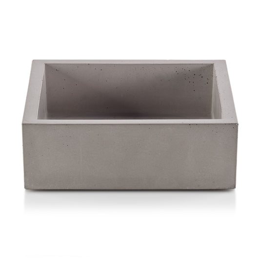 Concrete Cocktail Napkin Bin Gray