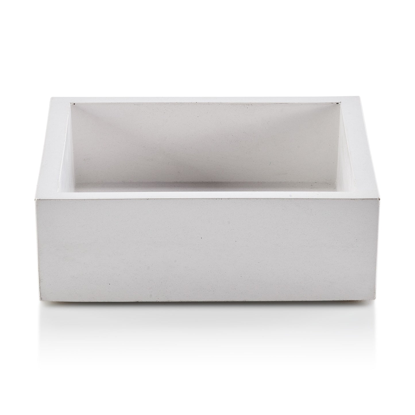 Concrete Cocktail Napkin Bin White