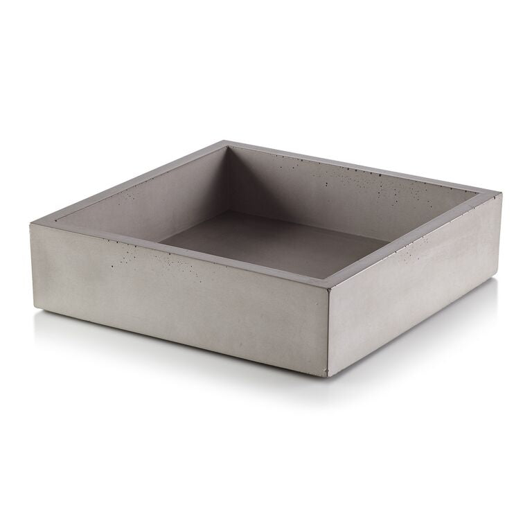 Concrete Napkin Bin Grey